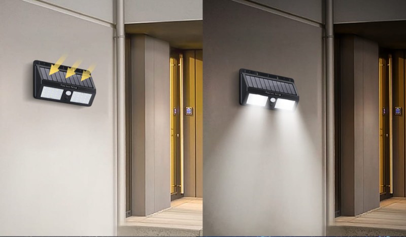 Halogen solarny ścienny Aigostar 40 LED SENSOR