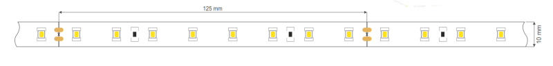 Taśma LED LL 24V 320LED 2700K Ultra Ciepła Ra90 5LG