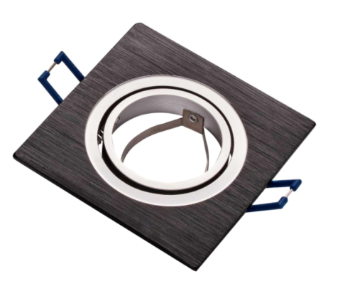 Oprawa LedLabs GABI SZCZOTKOWANY CZARNY KWADRAT