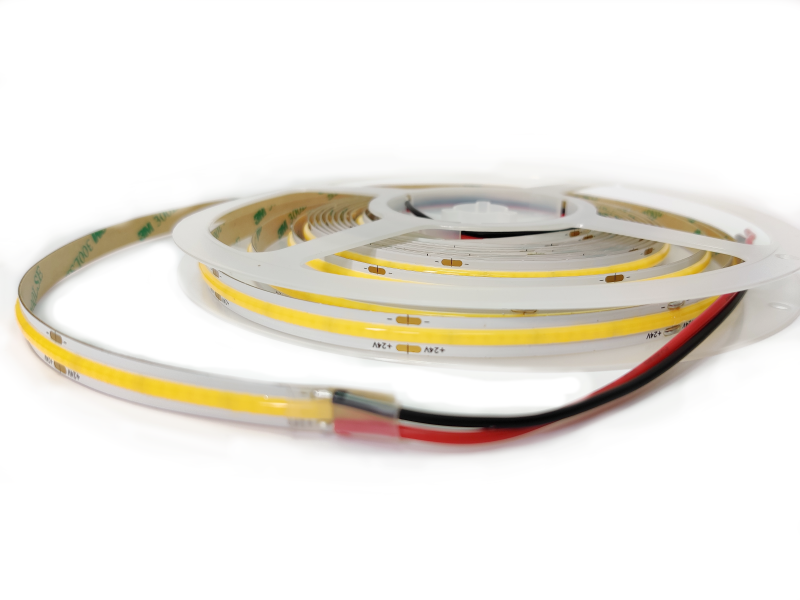 Taśma 24V 378 LED COB2520 IP20 biała zimna 1m