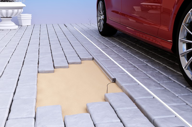 Listwa LED Najzdowa brukowa zewnętrzna IP67 1M