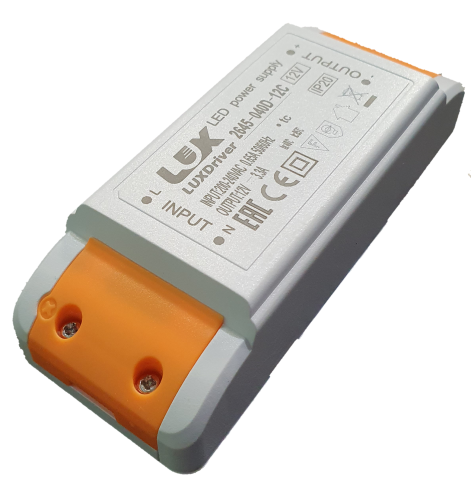 Zasilacz LED DS2645 3,34A 40W 12V DC plastic