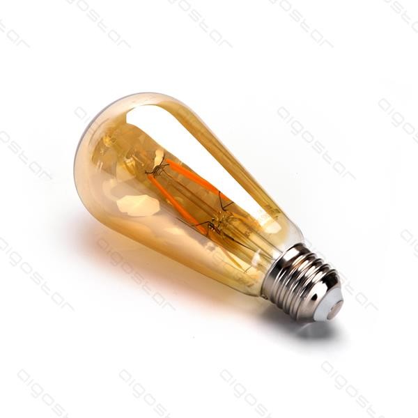 Żarówka LED ST64 AMBER 8W Filament E27 2200K Aigostar