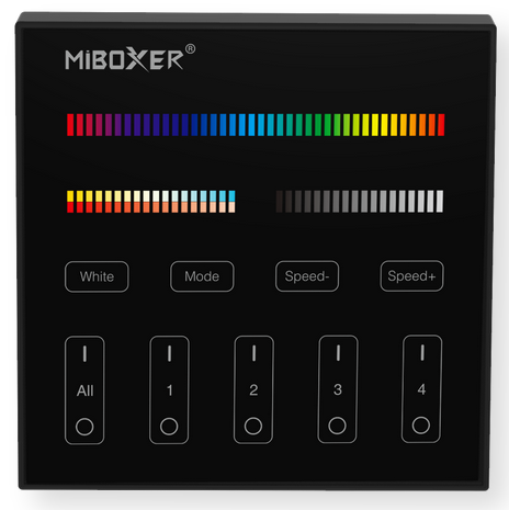 Milight Sterownik naścienny RGBW CCT 15A panel B4B