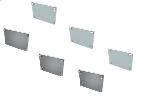 Zaślepka ALU do profili Lumines TALIA M3 Prosta