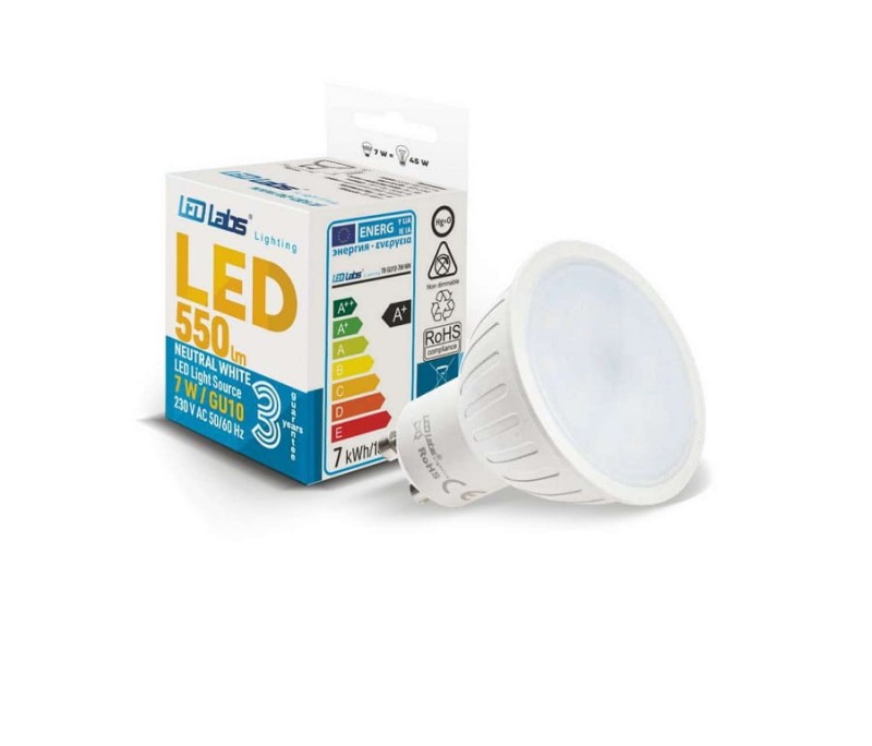 Żarówka LED GU10 7W 550lm LedLabs ciepła