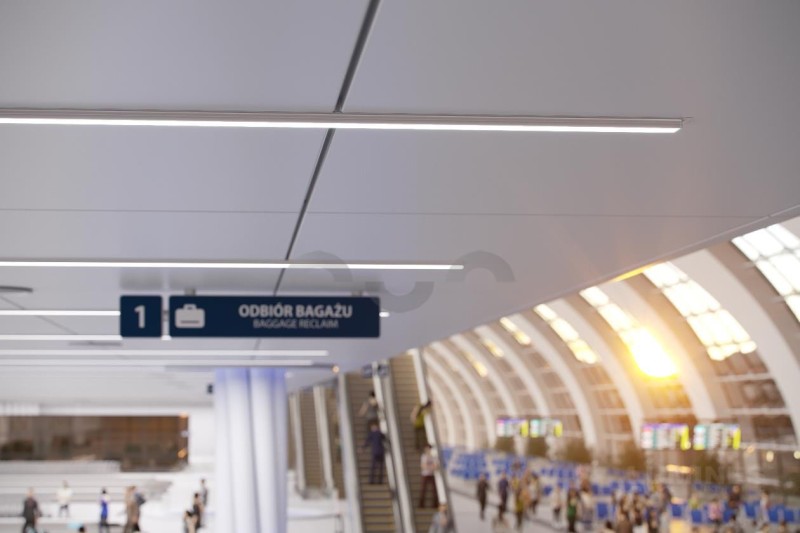 Profil aluminiowy LUMINES LARGO lakier biały 1m