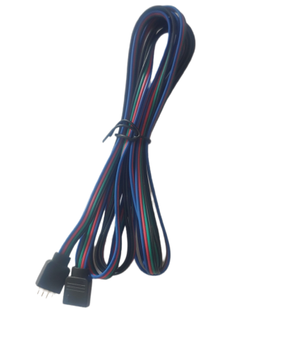 Przedłużacz 2,5m + złączka 4-PIN do LED RGB AWG22