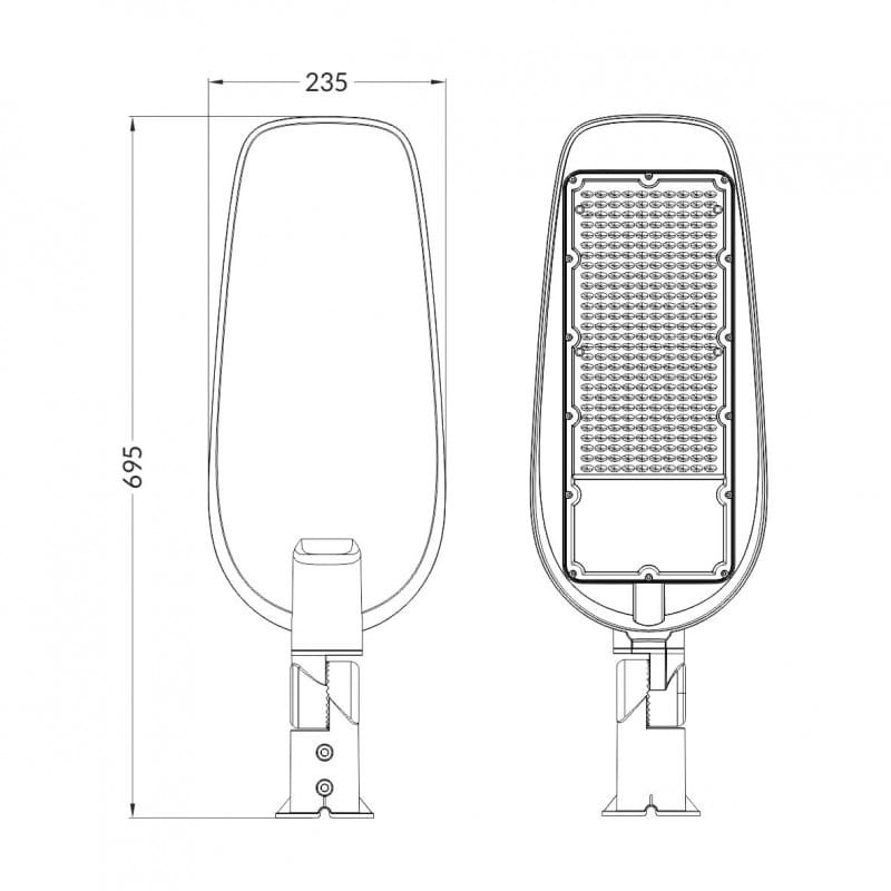 Lampa uliczna ECOLIGHT 200W NW 22000LM 4000K