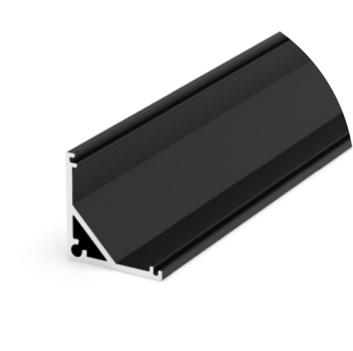 Profil Aluminiowy TECH-LIGHT czarny lakierowany P3-2 1m