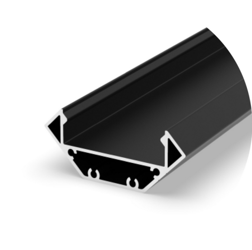 Profil Aluminiowy TECH-LIGHT czarny lakierowany P3-3 1m