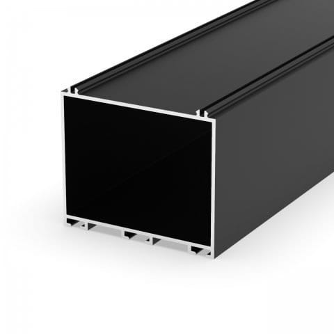 Profil alu pomocniczy czarny TECH-LIGHT P23-4