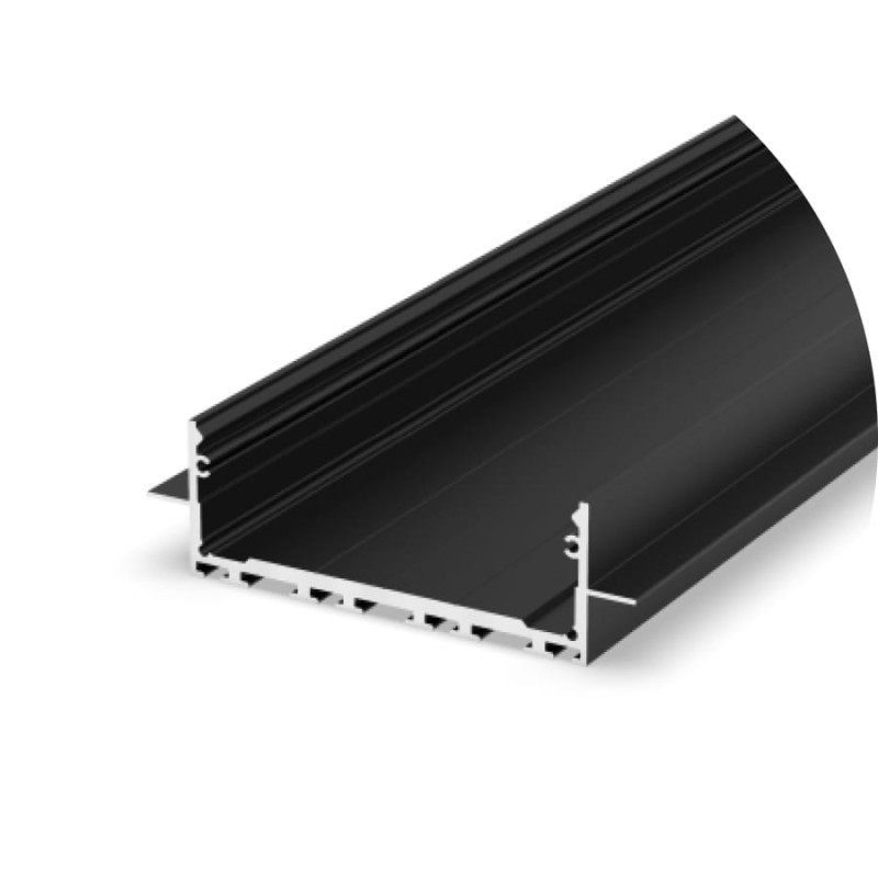 Profil aluminiowy TECH-LIGHT P27-2 czarny 1m