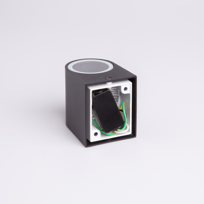Oprawa elewacyjna ECOLIGHT OE-8 Czarna 1xGU10