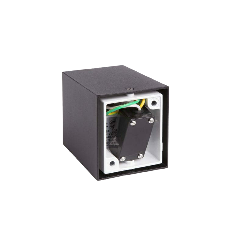 Oprawa elewacyjna ECOLIGHT OE-6 Czarna 1xGU10