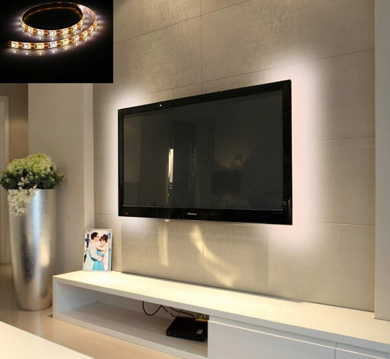 Pasek B. CIEPŁA SMD2835 30d/m do TV USB 2m