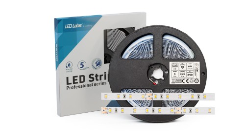 Taśma LED LL 24V 300LED 6500K 6W Ra80 IP65HS 3LG 5m 