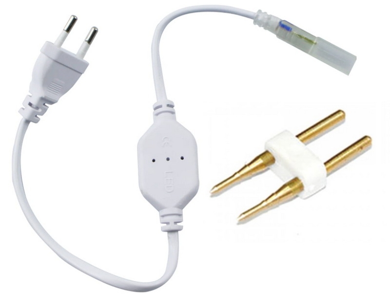 Adapter Przewód zasilający do taśm 230V 8A + Igła