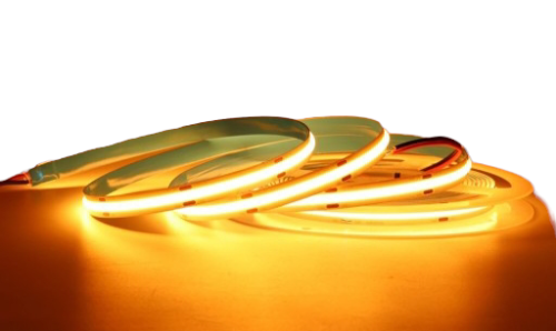 Taśma LED COB 480 12V 9W IP20 Żółta