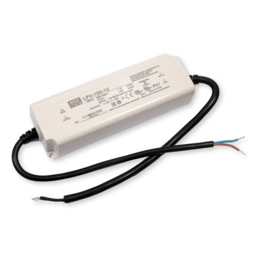 Zasilacz LED MEAN WELL wodoodporny  IP67 12V 10A 150W LPV-150-12