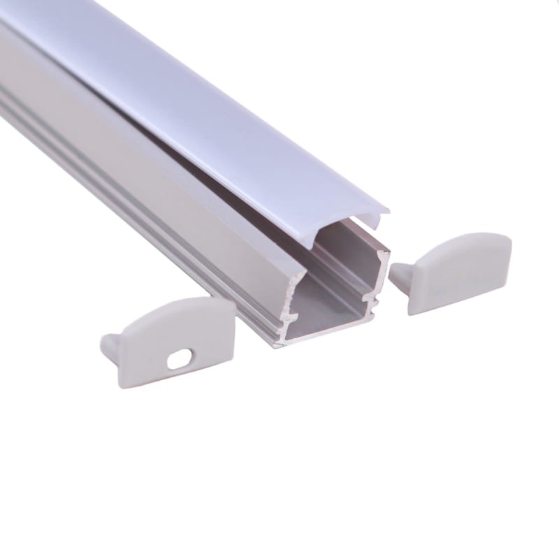 Profil aluminiowy ALU-LED P2W wysoki anodowany BIAŁY 2m