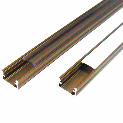 Profil aluminiowy LUMINES typ A anodowany INOX 2m