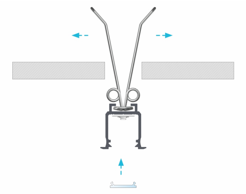 Profil Aluminiowy typ W Surowy 2m