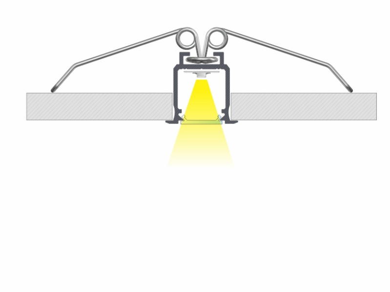 Profil Aluminiowy typ W Surowy 2m