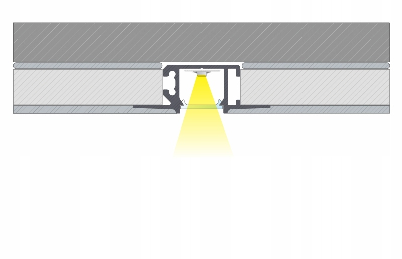 Profil Lumines MONO lakierowany biały 1m