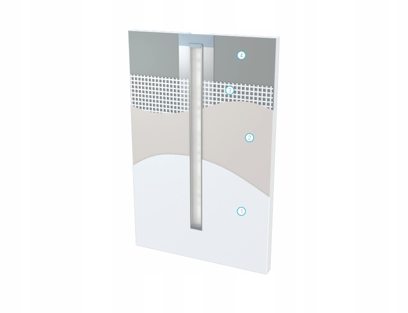 Profil Lumines MONO lakierowany biały 1m