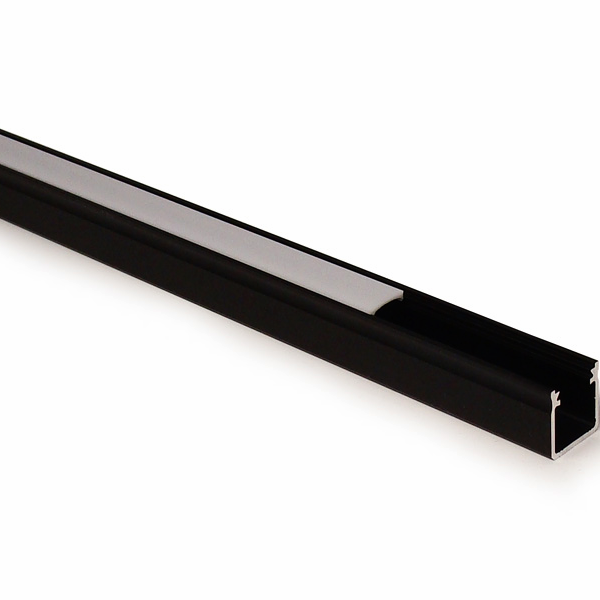 Profil aluminiowy LUMINES typ Y anodowany CZARNY 1m