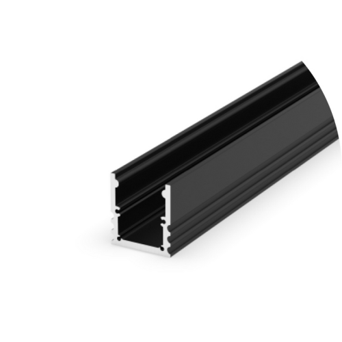 Profil Aluminiowy TECH-LIGHT czarny lakierowany P25-3 2m