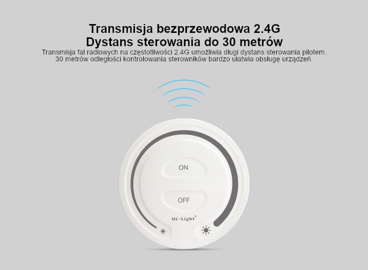 Milight Pilot KOŁO mono 1-strefowy ster FUT087B