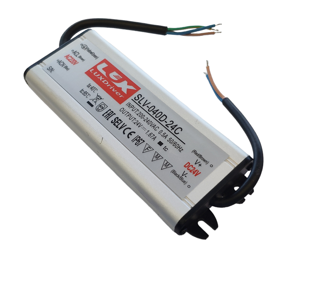 ZASILACZ LED SLV wodoodporny IP67 24V 1,66A 40W