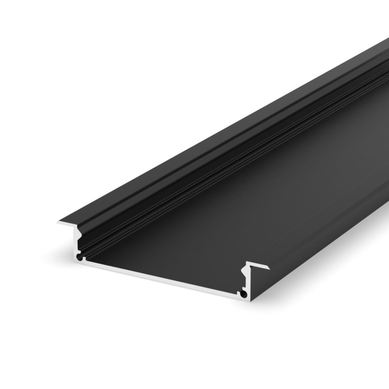 Profil alu płytki szeroki TECH-LIGHT P21-1 CZARNY