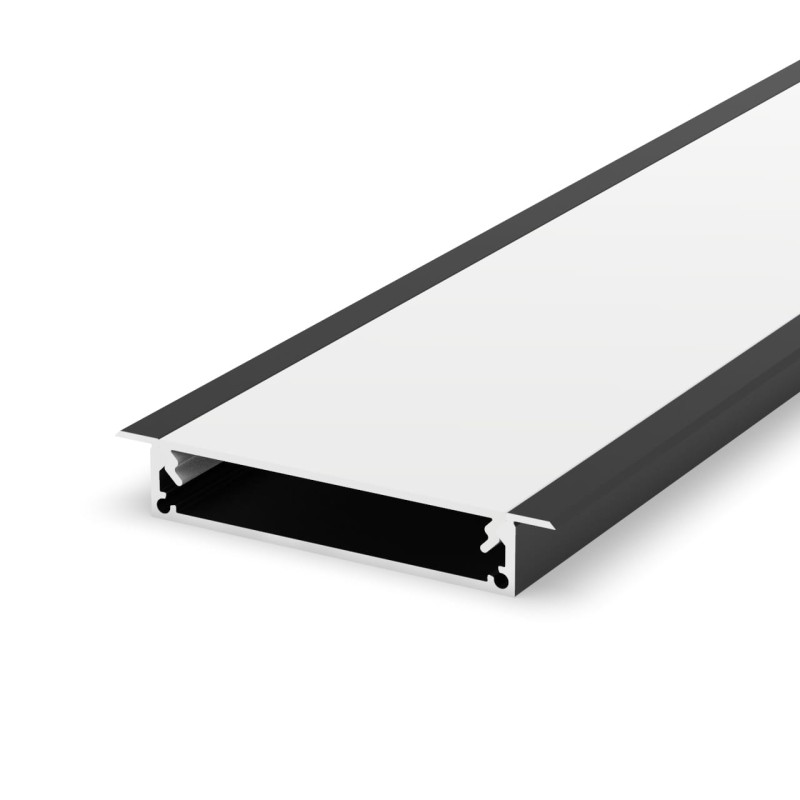 Profil alu płytki szeroki TECH-LIGHT P21-1 CZARNY