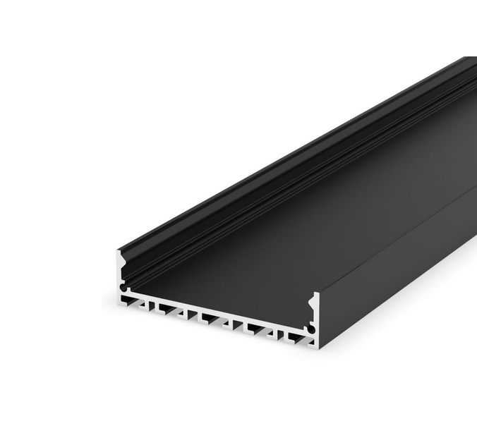 Profil alu niski szeroki TECH-LIGHT P20-1 CZARNY