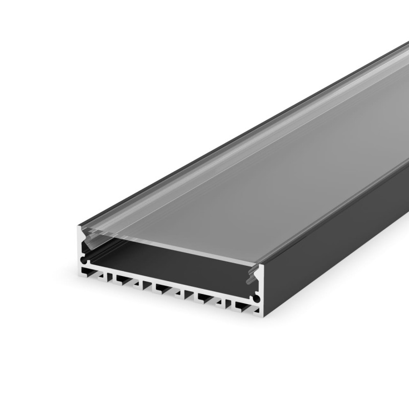 Profil alu niski szeroki TECH-LIGHT P20-1 CZARNY
