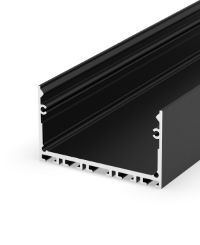 Profil aluminiowy czarny TECH-LIGHT P23-3 2m