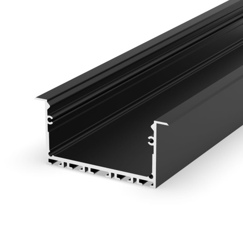 Profil alu wpuszczany CZARNY TECH-LIGHT P23-1 2m