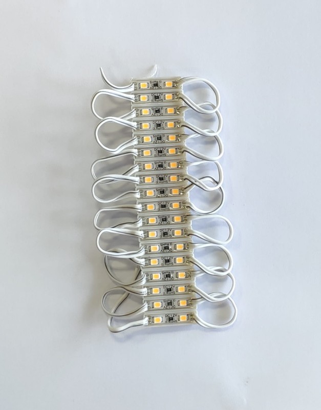 MODUŁ 2607-2835 0,4W Ciepły IP67 60-75lm 12V