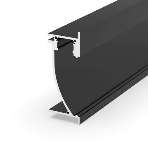 Profil aluminiowy TECH-LIGHT P26-2 czarny 2m