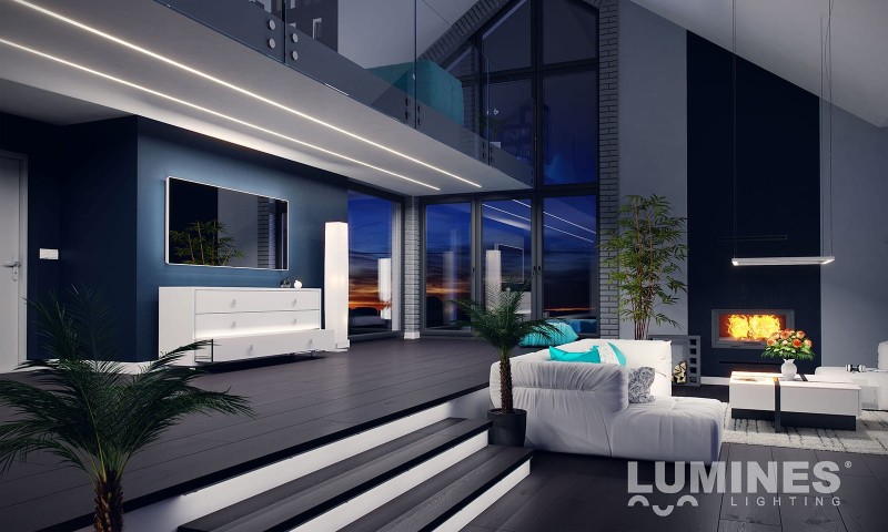 Profil aluminiowy LUMINES typ ILEDO anodowany 1m