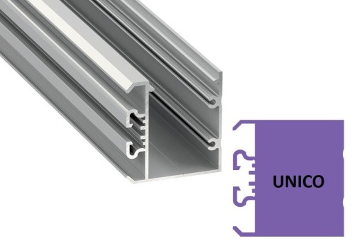 Profil aluminiowy LUMINES typ UNICO anodowany 2m