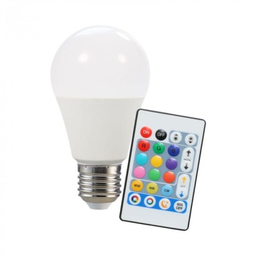 Żarówka LED ECOLIGHT RF RGB+CCT E27 8W