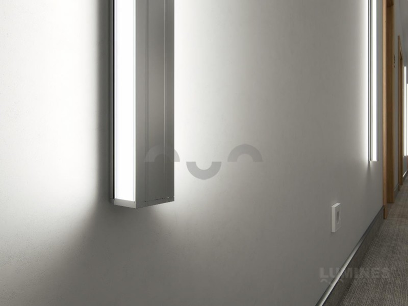 Profil aluminiowy LUMINES DOPIO lakier BIAŁY 1m