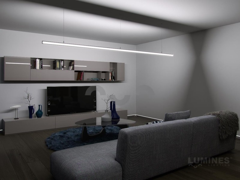 Profil aluminiowy LUMINES DOPIO lakier BIAŁY 1m