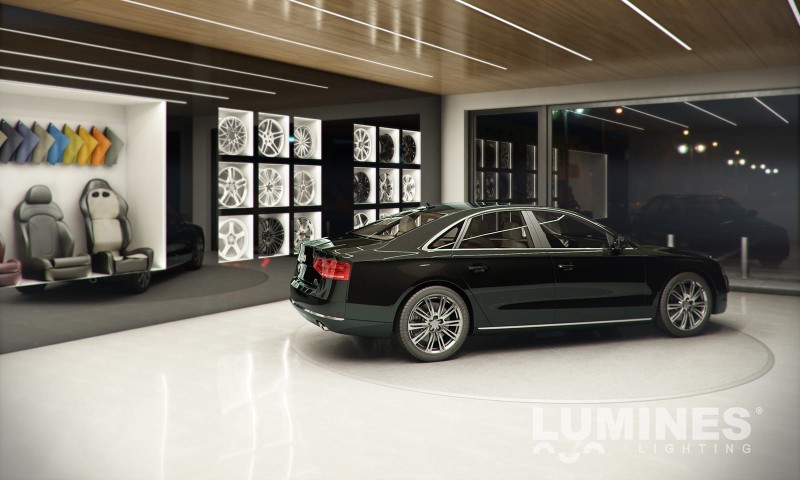 Profil aluminiowy LUMINES typ INSO lakierowany biały 1m