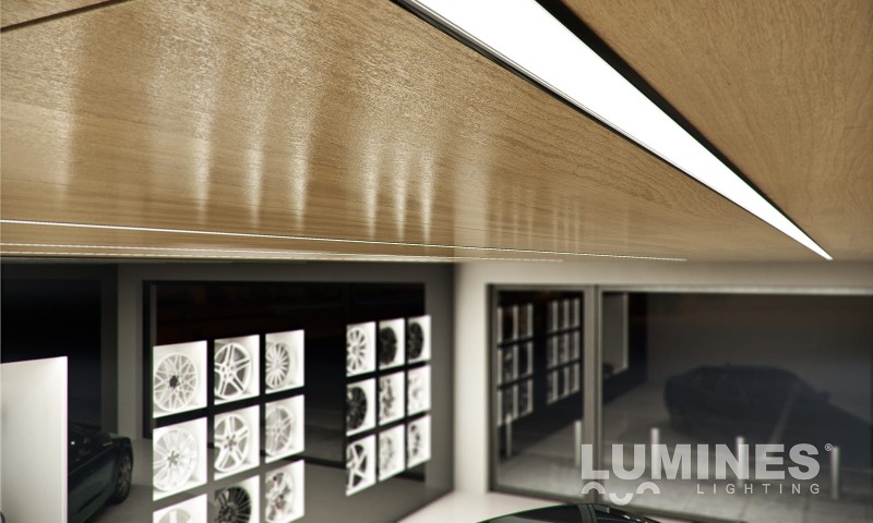 Profil aluminiowy LUMINES typ INSO lakierowany biały 1m