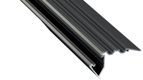 Profil schodowy LUMINES SCALA CZARNY anodowany 2m